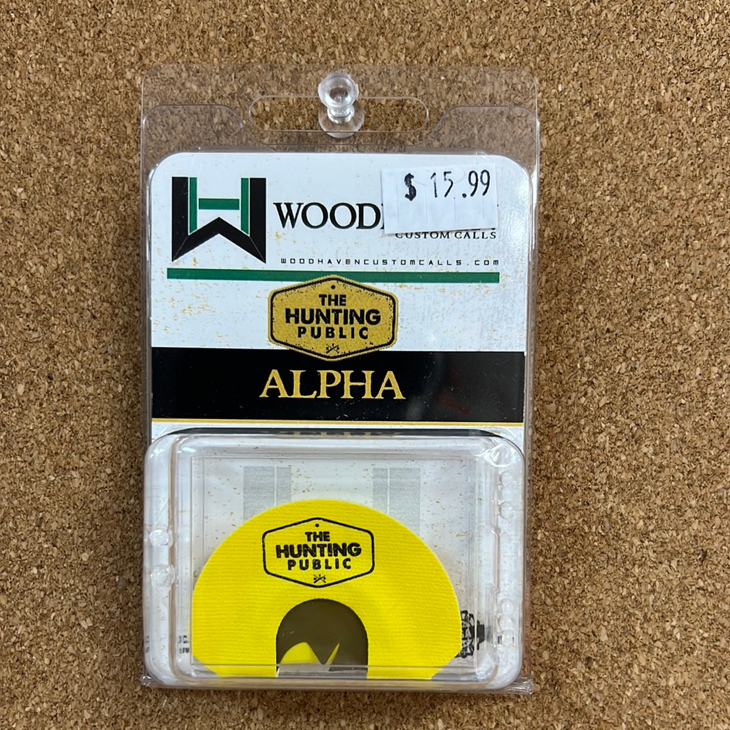 WoodHaven Turkey Mouth Call- THP Alpha