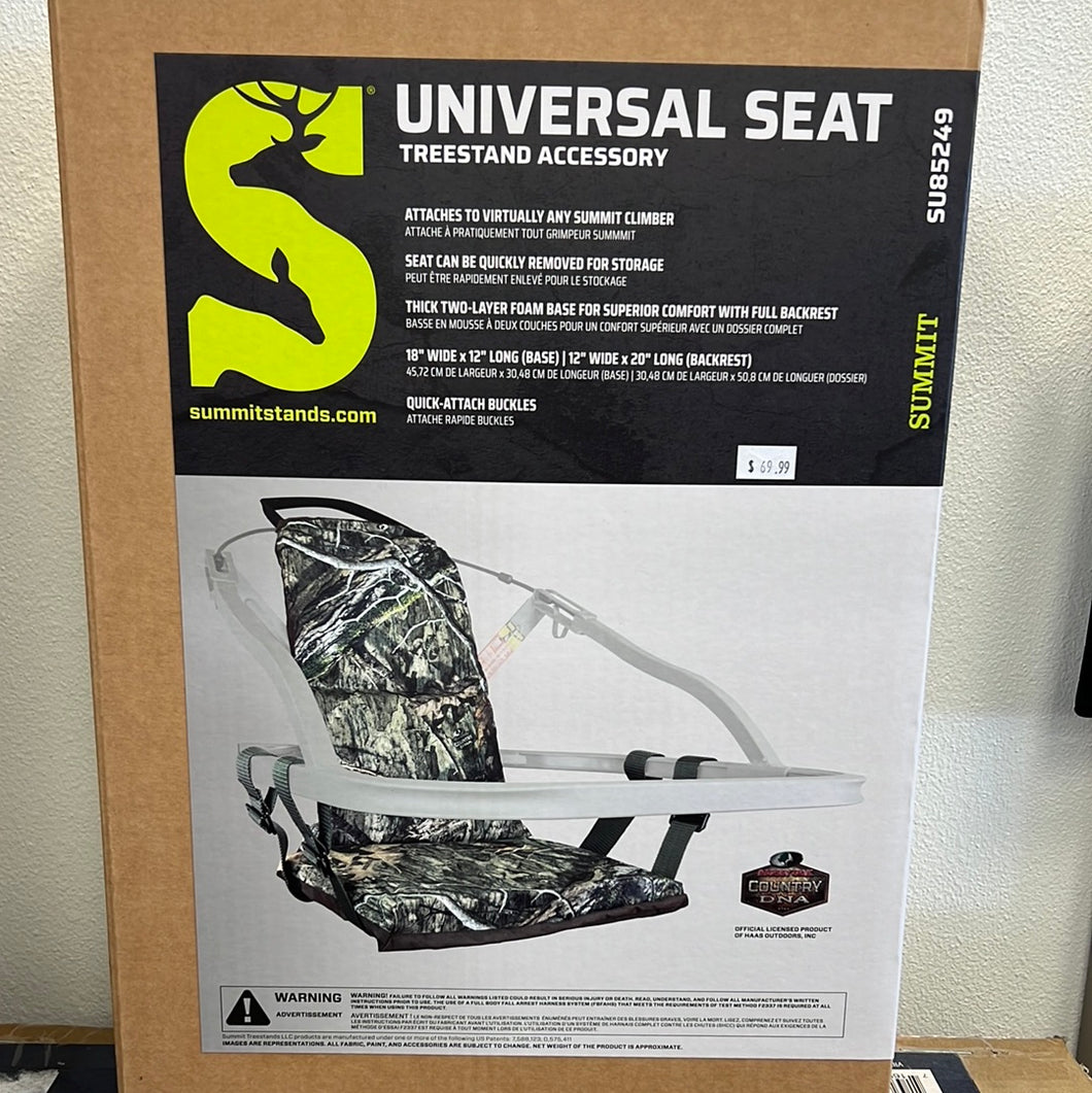 Summit Universal Replacement Seat- Mossy Oak Camo