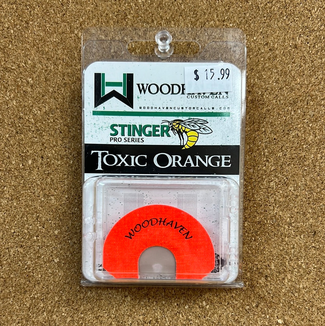 Woodhaven Turkey Mouth Call- Toxic Orange