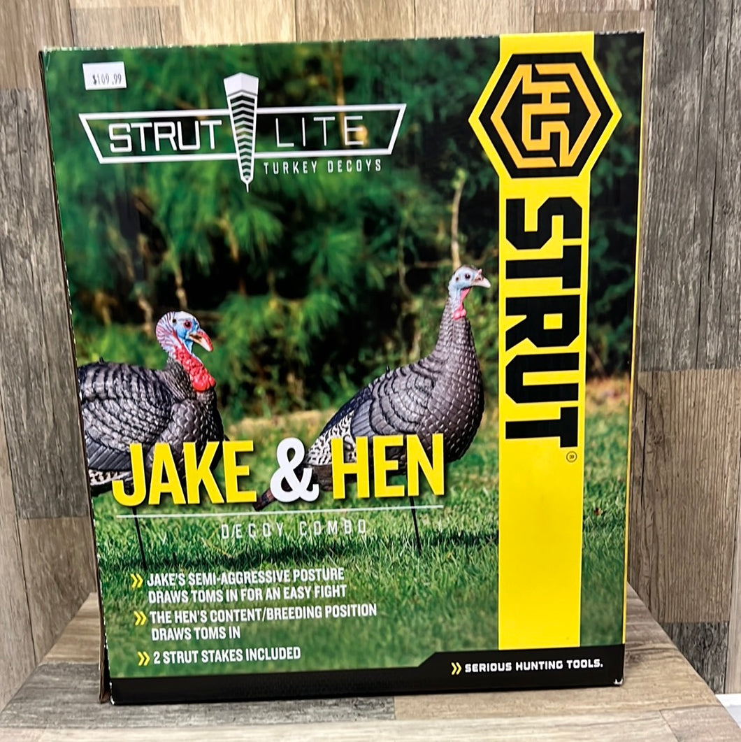 Hunter Specialties Strut-lite Jake/Hen Decoy Combo Pack