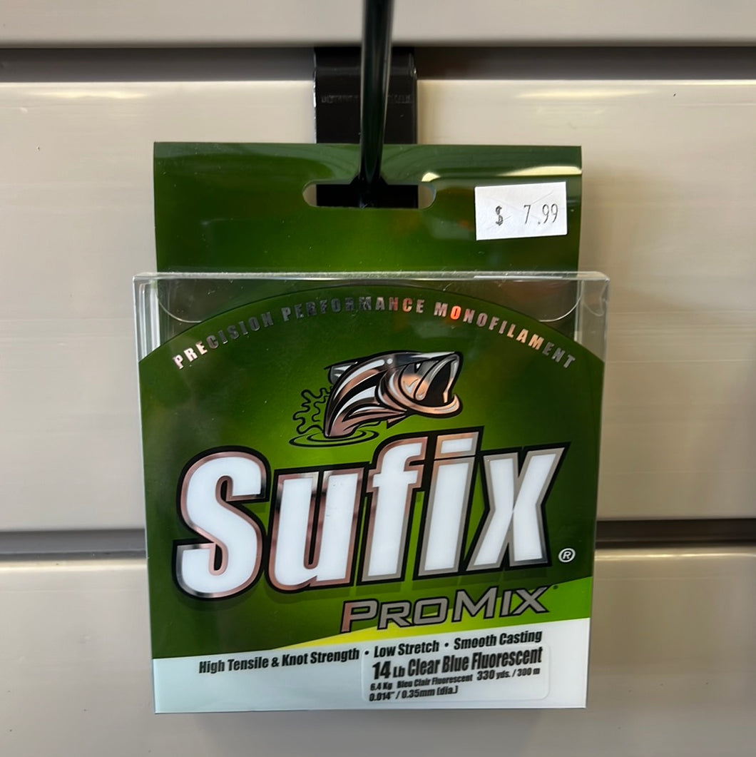 Sufix ProMix Clear Blue Fluo 14 lb - 330 yds – Low Country