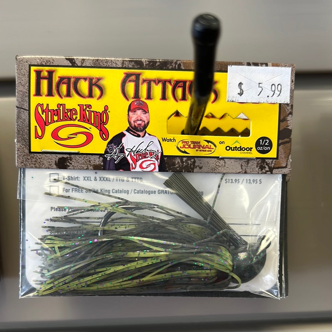 Hack Attack Jig 1/2 oz Candy Craw