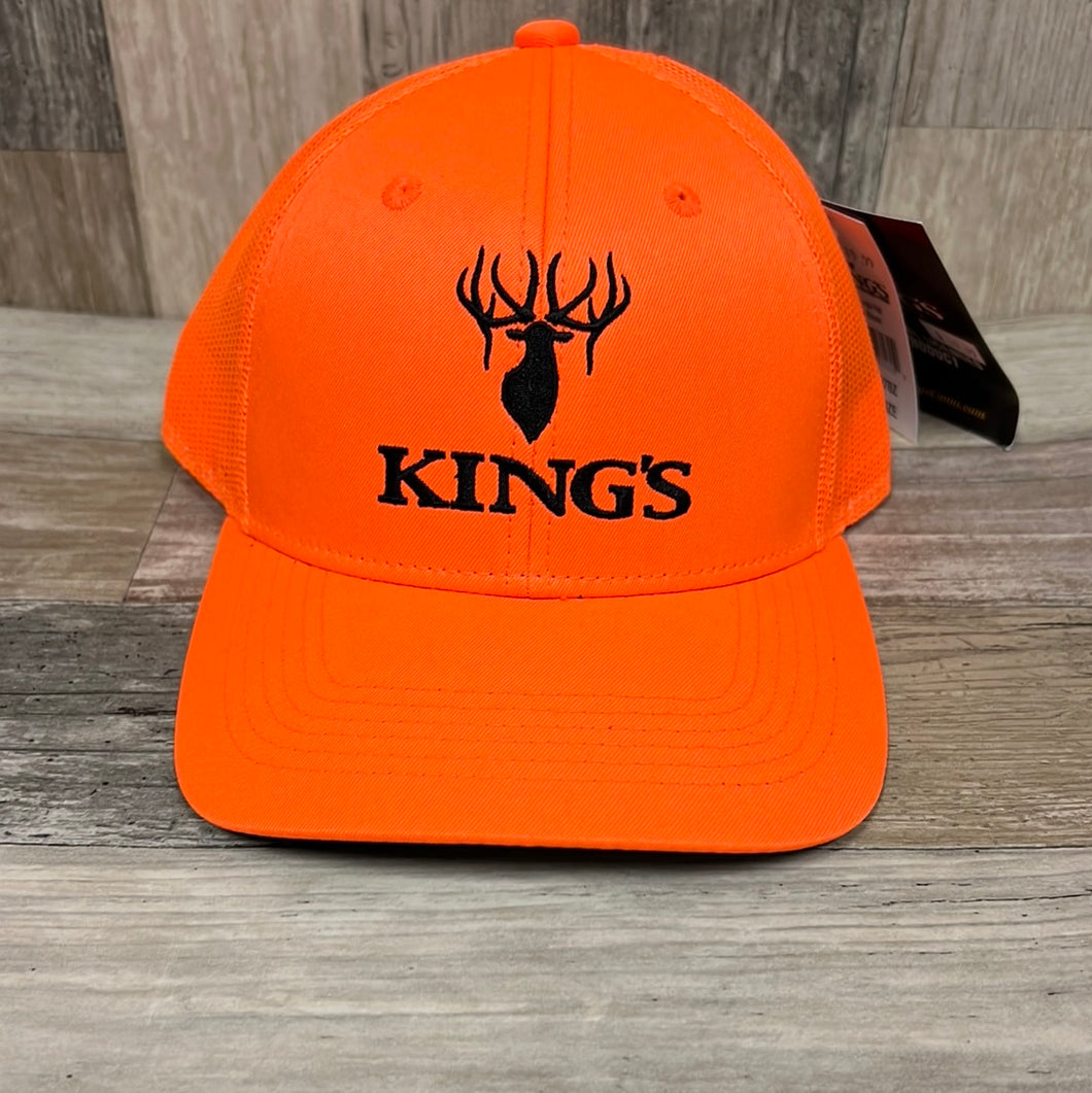 King's Logo Hat Blaze Orange