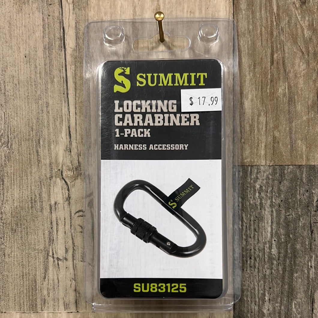 Summit SU83125 Locking Carabineer 1-Pack