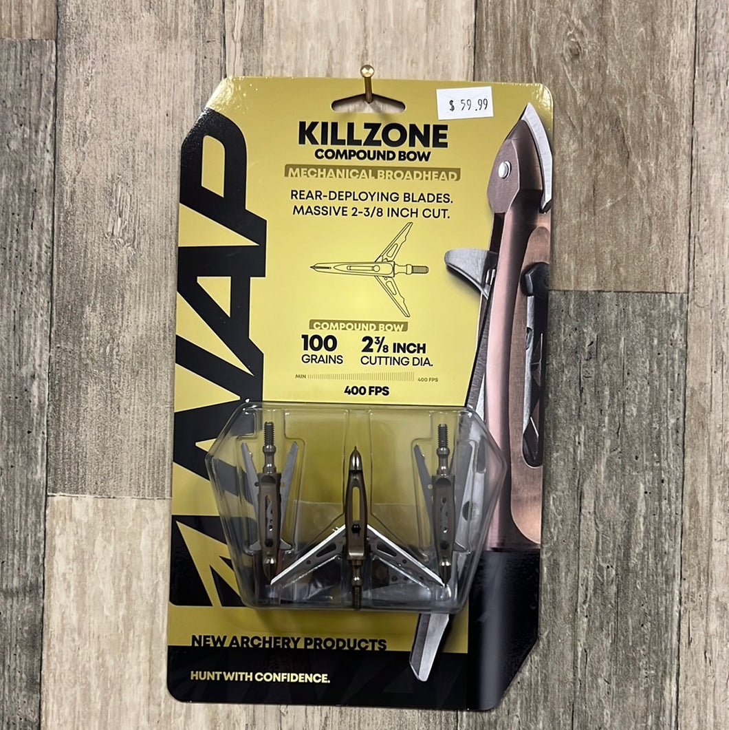New Archery Products 60-812 Killzone Maxx 100 Gr 2 3/8