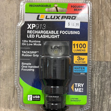 Load image into Gallery viewer, LuxPro XP913 1100 Lumen Rechargeable Flashlight, Push-Pull
