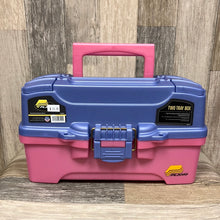Load image into Gallery viewer, Plano 620292 2 Tray Tackle Box w/Dual Top Access Pink/Periwinkle
