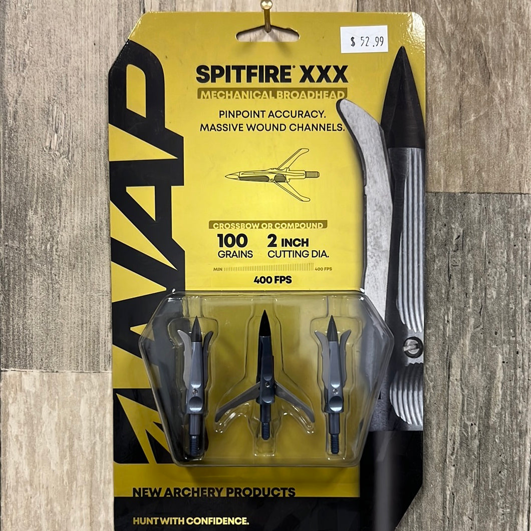 New Archery Products 60-140 Spitfire Triplex Broadhead 100 gr