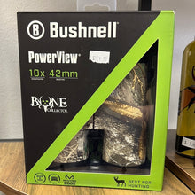 Load image into Gallery viewer, Bushnell 141042RB Powerview Binoculars 10x42mm, Bone Collector
